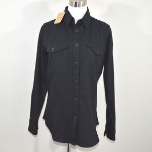 Filson Chino Twill Button Shirt Black - Womens